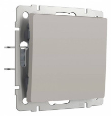 Выключатель проходной одноклавишный без рамки Werkel дымчатый W1212004