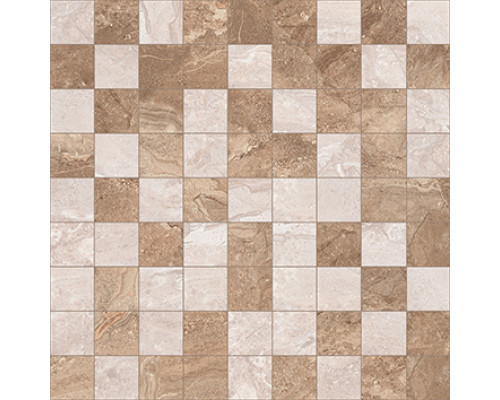 Polaris Мозаика коричневый+бежевый 30х30