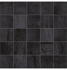 Metallica Декор мозаичный чёрный MM34034 25х25