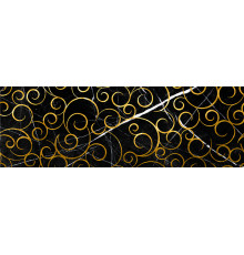 Миланезе дизайн Декор Флорал неро 1664-0148 20х60