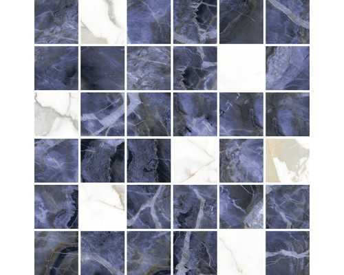 Laurel Мозаика микс синий 29,7х29,7