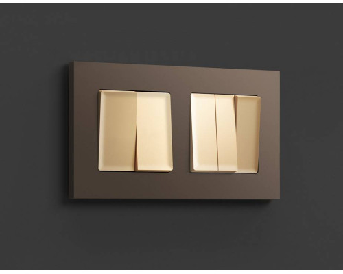 Клавиши для выключателя двухклавишного Ambrella Volt Quant AP6030