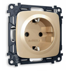Розетка с заземлением, без рамки Ambrella Volt Quant MO606010