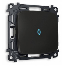 Выключатель проходной одноклавишный с подсветкой без рамки Ambrella Volt Quant MO802040