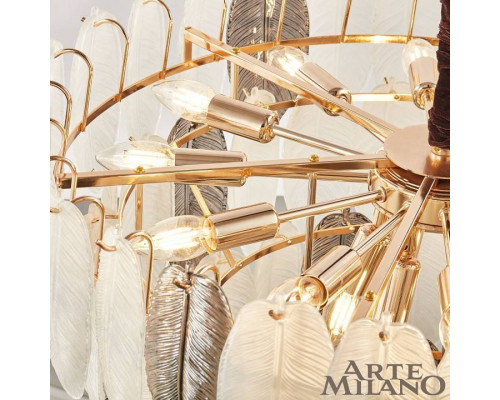 Подвесная люстра Arte Milano AM-99486 0608B.D550.H490.E14.12 G