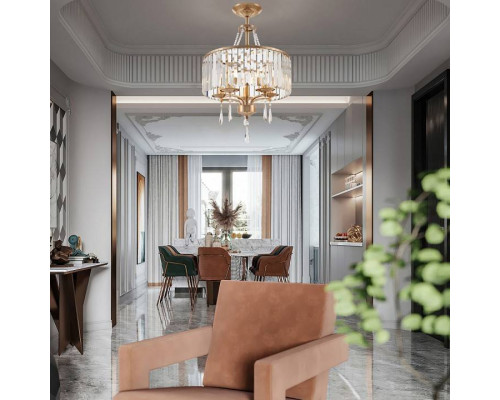 Люстра на штанге Arte Milano Sorrento 371009/5/50/400 GD