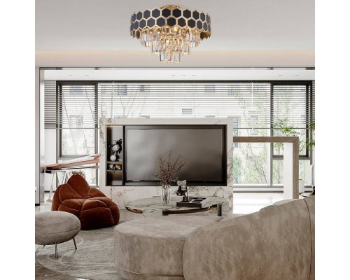 Люстра на штанге Arte Milano Sorrento-5009 золото 375009/4+2/20/480 GD