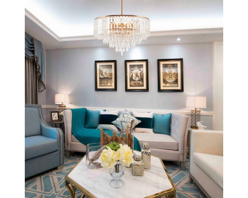 Люстра на штанге Arte Milano Sorrento-5509 золото 375509/10/300/570 GD