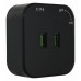 Розетка 2xUSB на треке Arte Milano Am-track-sockets 380022TS/USBx2 Black