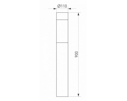 Наземный высокий светильник Arlight Stem 029986