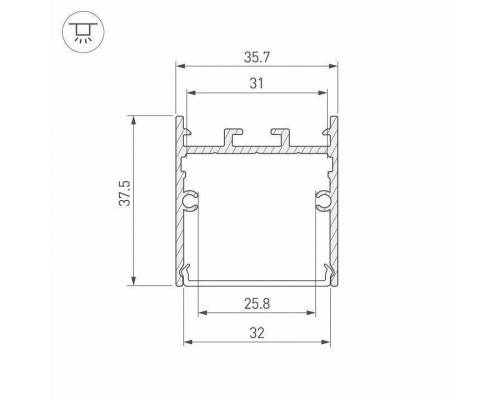 Профиль универсальный Arlight SL-LINE 043974