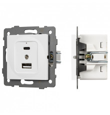 Механизм розетки 2хUSB type A и C Arlight SCT 049839