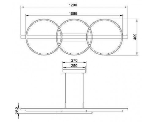 Подвесной светильник Arte Lamp Fluido A3913SP-24BK