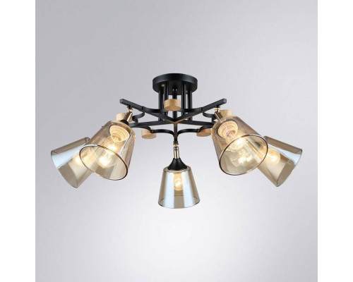 Люстра на штанге Arte Lamp Glassy A5078PL-5BK