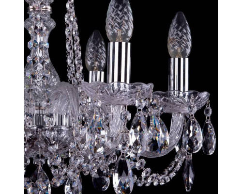 Подвесная люстра Bohemia Ivele Crystal 1402 1402/6/160/Ni