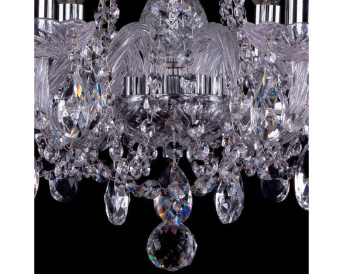 Подвесная люстра Bohemia Ivele Crystal 1402 1402/6/160/Ni