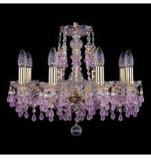 Подвесная люстра Bohemia Ivele Crystal 1410 1410/8/160/G/V7010