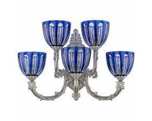 Бра Bohemia Ivele Crystal 7109 7109B15/3+2/210 NW P1 U Clear-Blue/H-1H