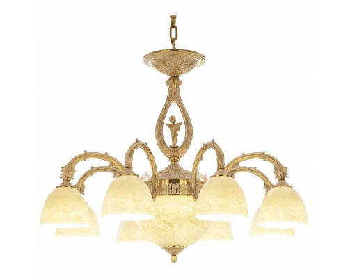 Подвесная люстра Bohemia Ivele Crystal 7109 71409P/8/210 GW P1 D Rose FA10M