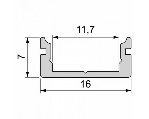 Профиль накладной Deko-Light AU-01-10 970028