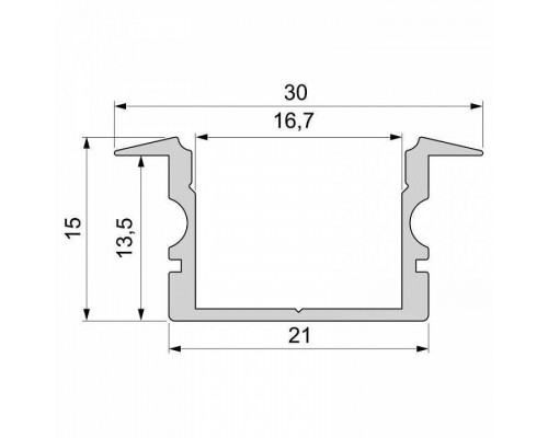 Профиль встраиваемый Deko-Light ET-02-15 975161