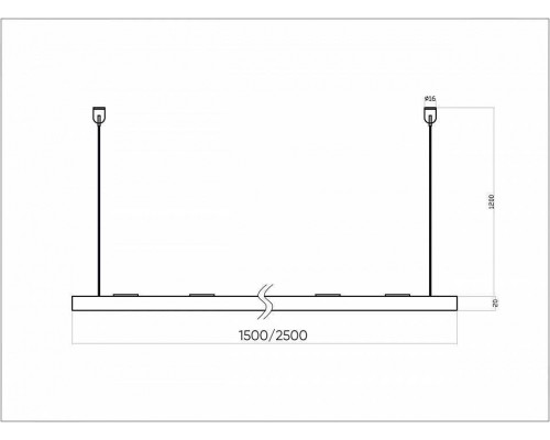 Штанга Denkirs BELTY ROD TR5532-BK