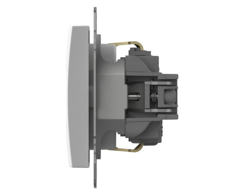 Розетка с заземлением и со шторкой, без рамки Elbi Eleсtriс Zena Vega 609-015600-243