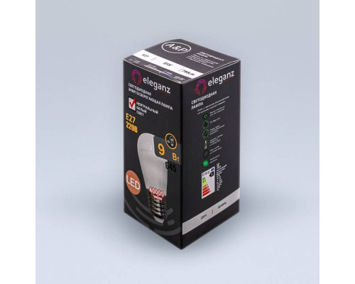 Лампа светодиодная Eleganz  E27 9Вт 4500K 1405