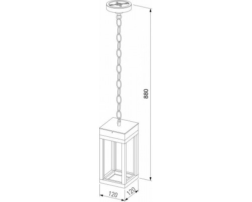 Подвесной светильник Elektrostandard Frame a051857