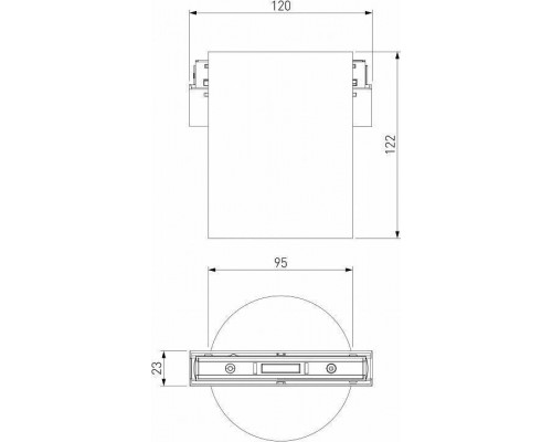 Накладной светильник Elektrostandard Slim Magnetic a063495