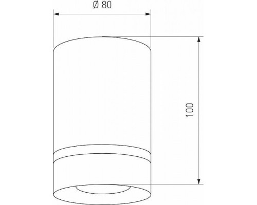 Накладной светильник Elektrostandard Topper a063932