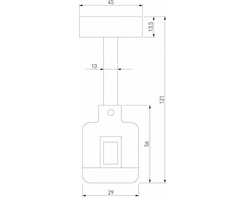 Основание на штанге Elektrostandard Esthetic Magnetic a065437