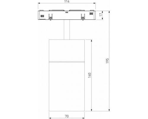 Светильник на штанге Elektrostandard Slim Magnetic a066515