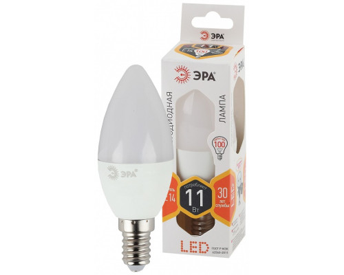 Лампа светодиодная Эра Стандарт LED B35-11W-827-E14