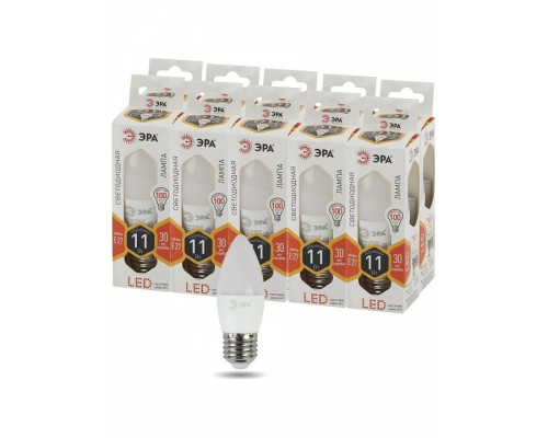 Лампа светодиодная Эра Стандарт LED B35-11W-827-E27