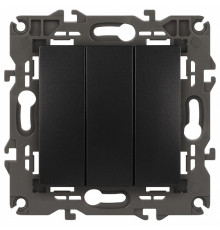 Выключатель трехклавишный без рамки Эра Эра Elegance 14-1107-05