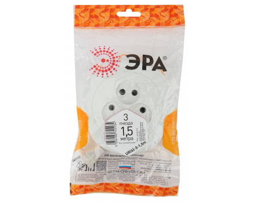 Удлинитель Эра  UR(6)-3-1,5m