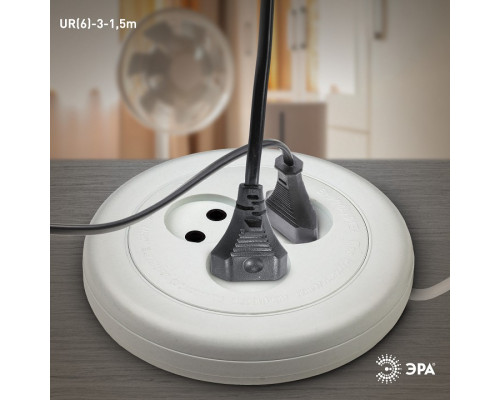 Удлинитель Эра  UR(6)-3-1,5m