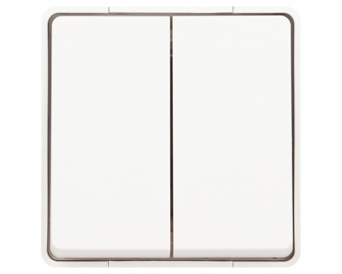 Выключатель двухклавишный Эра Эра Эксперт 11-1504-01