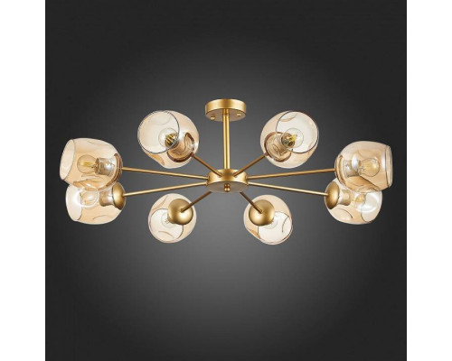 Люстра на штанге EVOLUCE Pallo 8 ламп E14 SLE155412-08