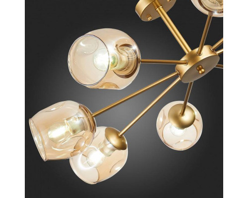 Люстра на штанге EVOLUCE Pallo 8 ламп E14 SLE155412-08