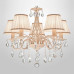 Подвесная люстра Eurosvet Amelia белый с золотом Strotskis 10054/5