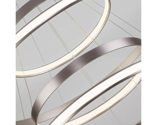 Подвесной светильник Eurosvet Olympia 90179/5 сатин-никель 145W