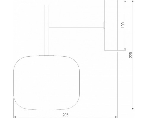 Бра Eurosvet Jar 70128/1 хром