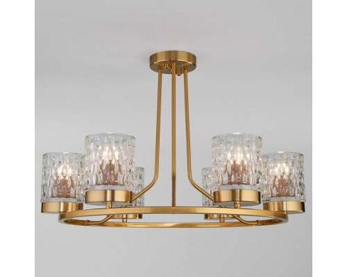 Люстра на штанге Eurosvet Calle 60127/6 латунь