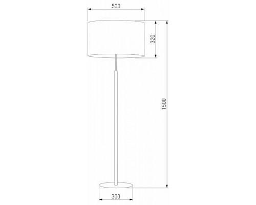 Торшер TK Lighting Deva 5218 Deva Graphite