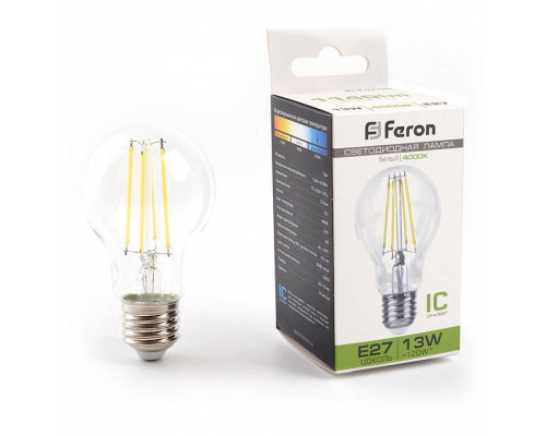Лампа светодиодная Feron LB-613 E27 13Вт 4000K 38240