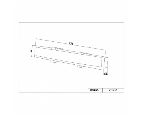 Встраиваемый светильник Favourite Aplot 4113-1C