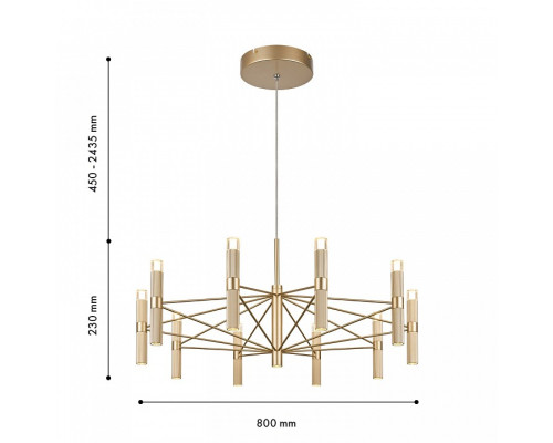 Подвесная люстра Favourite Blick 4759-10P