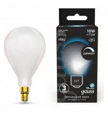 Лампа светодиодная Gauss Filament E27 10Вт 4100K 179202210-D